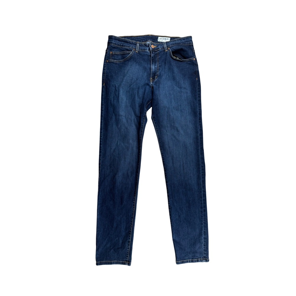 Aviator USA Men Stretch Slim Fit Jeans Dark Wash Blue Travel Denim 36x34